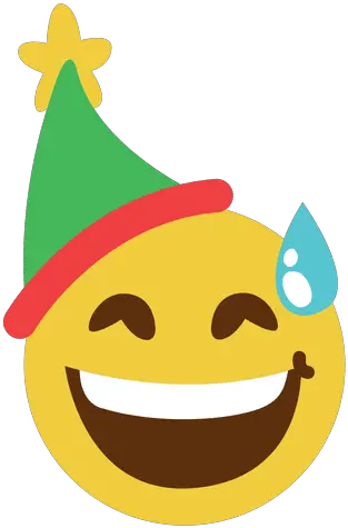  Embarrassed Smile Elf Hat Face Emoticon Elf Hat Emoji Png Elf Hat Transparent