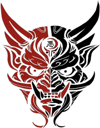  Sweatshirt Oni Mask Illustration Png Oni Mask Png