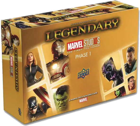  Download Marvel Studios Phase Marvel Legendary Phase 1 Png Legendary Marvel Studios 10th Anniversary Deck Building Game Marvel Studios Png