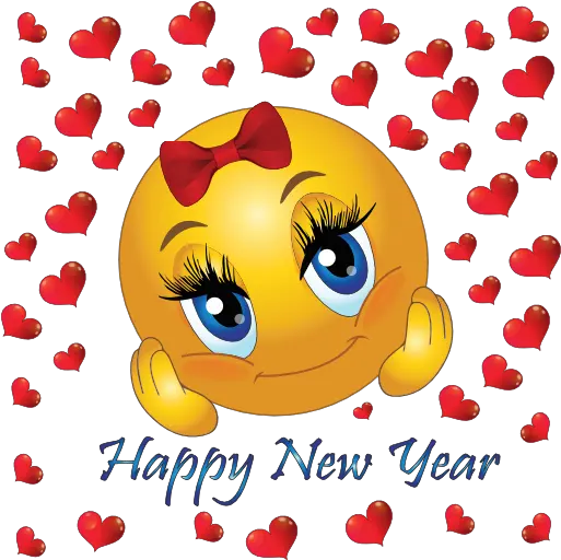  5 Happy New Year Smiley Icons Images Happy New Year With Smiley Png Happy New Year Icon 2016