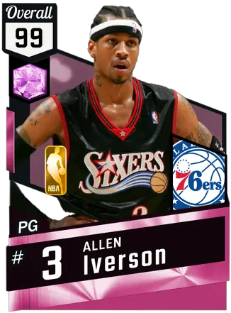  Allen Iverson Aka The Answer Michael Jordan Pink Diamond Png Allen Iverson Png