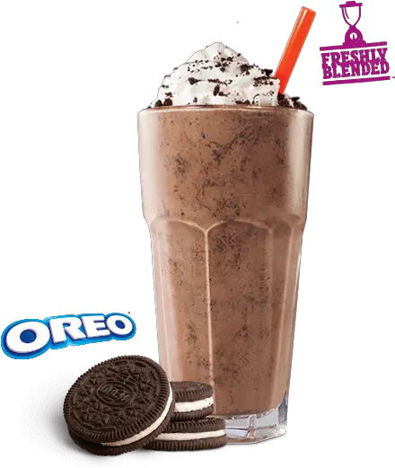  Oreo Chocolate Shake Burger King Burger King Chocolate Oreo Milkshake Png Oreo Transparent