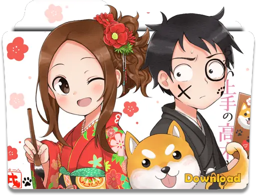  Karakai Jouzu No Takagi San Ova Deviantart Karakai Jouzu No Takagi San Png Shokugeki No Soma Folder Icon