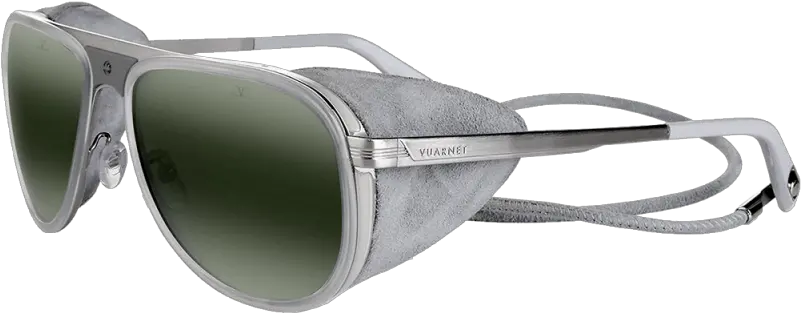  Vuarnet Glacier 1315 Grey Greylynx Leather Side Covers James Bond Sunglasses Vuarnet Glacier 1315 Png Movie Marque Icon Png