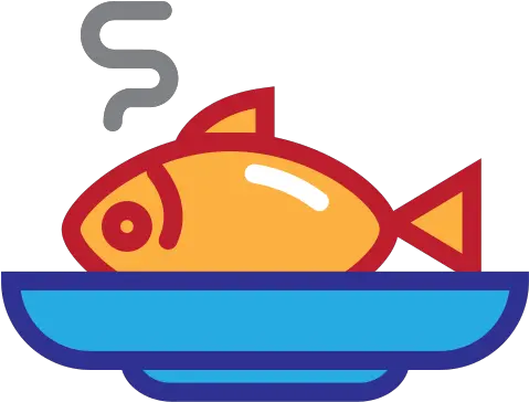  Fried Fish Meal Kitchen Food Icon Lunchdish Food Fish Icon Png Fish Icon