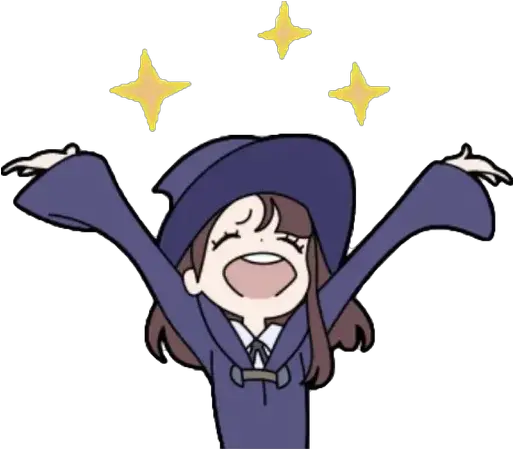  Little Witch Academia Sticker Pack Stickers Cloud Akko Stickers Png Akko Kagari Icon