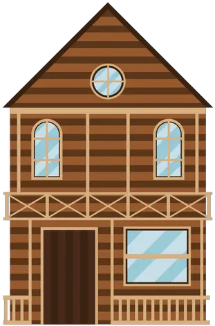  Transparent Png Svg Vector File Western House Vector Png House Cartoon Png