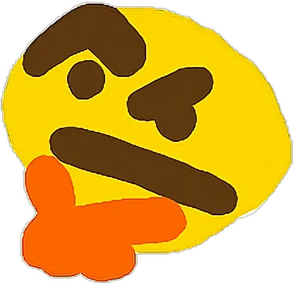  Download Think Emoji Thonk Memes Lol Emote Confused Pepe Hmm Confused Face Meme Emoji Png Thinking Emoji Transparent Background