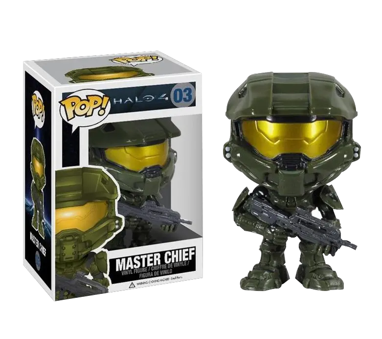  Halo 4 Master Chief Pop Vinyl Figure Halo Funko Pop Png Halo Master Chief Png