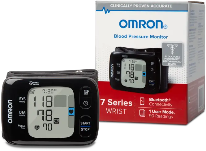  7 Series Wireless Wrist Blood Pressure Monitor Omron 7 Series Wrist Blood Pressure Monitor Png Blood Pressure Monitor Icon