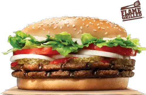  Double Whopper Burger King Full Size Png Download Double Whopper Burger King Crown Png