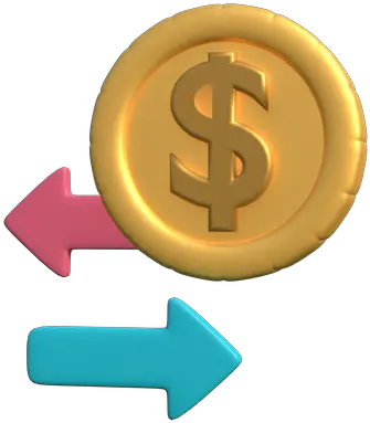  Premium Money Flow 3d Illustration Download In Png Obj Or Solid Cash Flow Icon