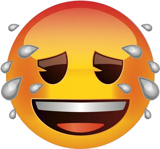  Emoji U2013 The Official Brand Hot Face Variant Sweating Smiley Png Cowboy Emoji Png