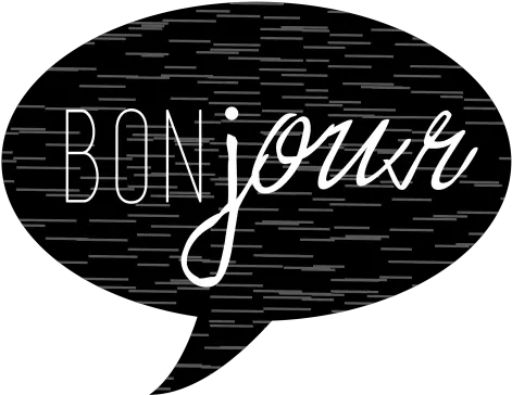  If You Would Love To Use This Bonjour Print I Designed Calligraphy Png Word Bubble Png