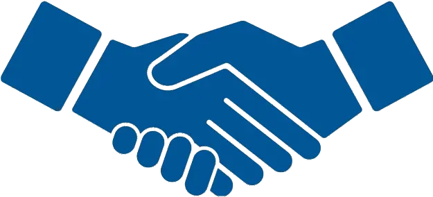  Download Hd Blue Handshake Icon Partnership Logo Png Handshake Icon Png