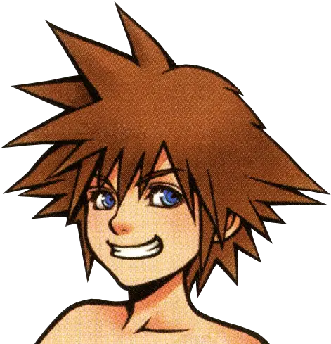  Index Of Kingdom Heartsconcept Artparty Icons Kingdom Hearts Sora Head Png Kh Icon