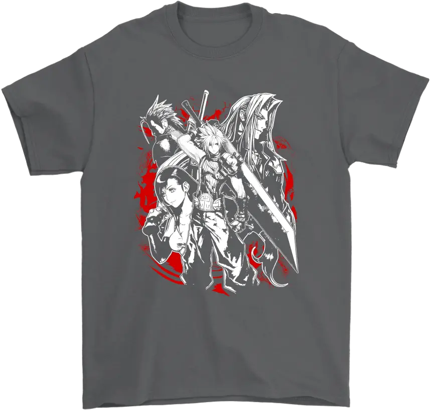  Final Fantasy Vii Zack Tifa Sephiroth Cloud Shirts U2013 Nfl T Shirts Store Too Peopley Outside Png Sephiroth Png