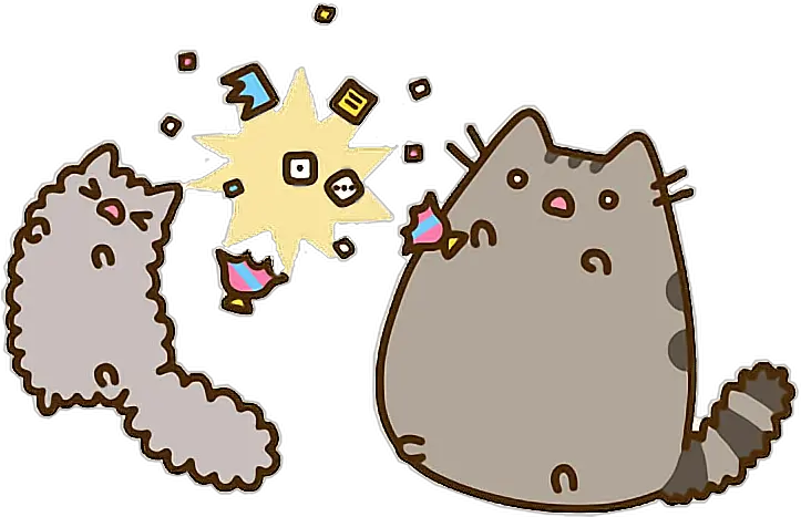  Happy New Year Clipart Png Cat Clip Art Happy New Year Pusheen Happy New Year Pusheen Transparent