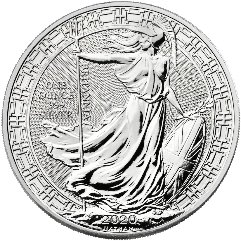  2020 1 Oz Great Britain Britannia Oriental Border 999 Silver Coin Bu Britannia Silver Coin Png Money Border Png