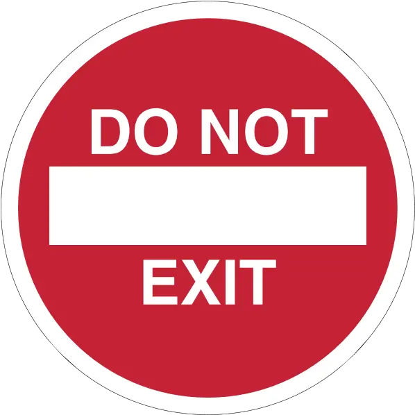  Do Not Exit Logo Download Logo Icon Png Svg Do Not Exit Do It Icon