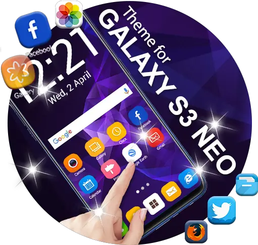  Launcher Themes For Galaxy S3 Neo Galaxy Tv Png Galaxy S3 Icon