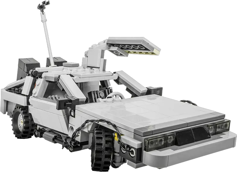  Download Lego Delorean Time Machine Full Size Png Image Lego Delorean Time Machine Time Machine Png