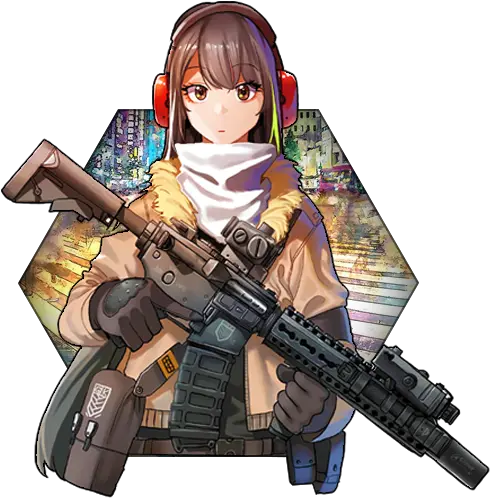  Anime Art Gamebanana Sprays Girls Frontline M4a1 Gun Png Chie Satonaka Icon