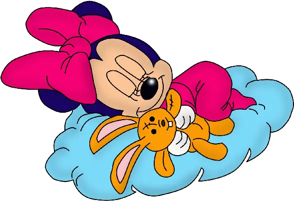  Mouse Clipart Transparent Background Baby Minnie Mouse Sleeping Png Mouse Transparent Background