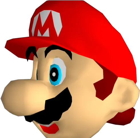  Nintendo Clipart Mario Head Transparent Mario 64 Head Png Mario Head Png