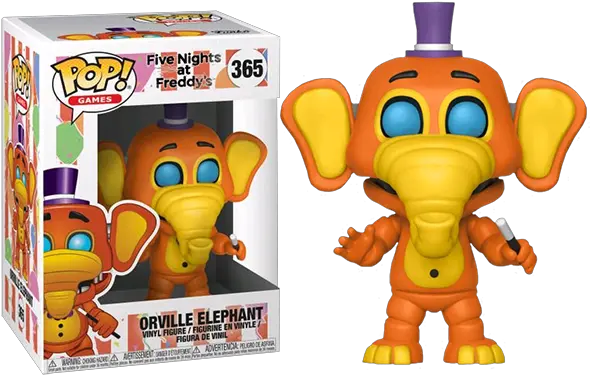  Orville Elephant Five Nights Fnaf Funko Pop Png Five Nights At Freddys Png