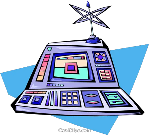  Control Console Royalty Free Vector Clip Art Png Cartoon Computer Png