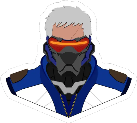  Soldier 76 Sticker Video Game Png Soldier 76 Png