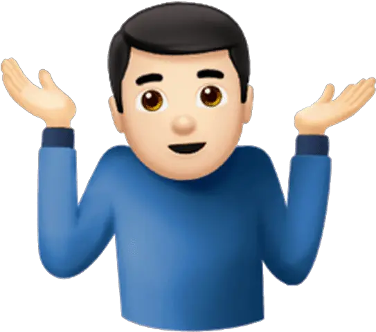  Download Dont Know Emoji Man Hd Png Uokplrs Facepalm Emoji Png