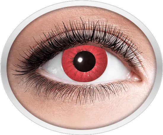  Red Contact Lenses Electro Funlenses Discountlensch Ojos Amarillos Lentes De Contacto Png Creepy Eye Png