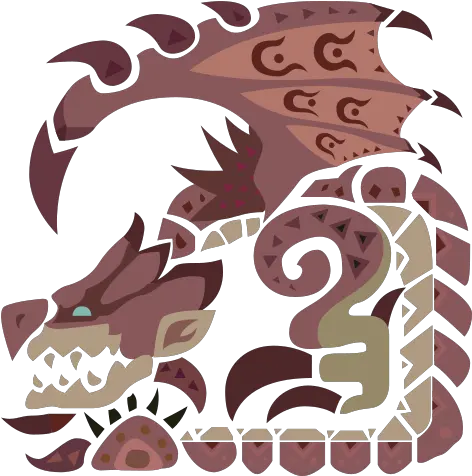  Honey Hunters World Mhw Pink Rathian Icon Png Monster Hunter Icon Art