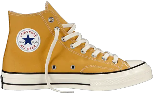  On Feet Converse 1970 Yellow High Png Converse Png