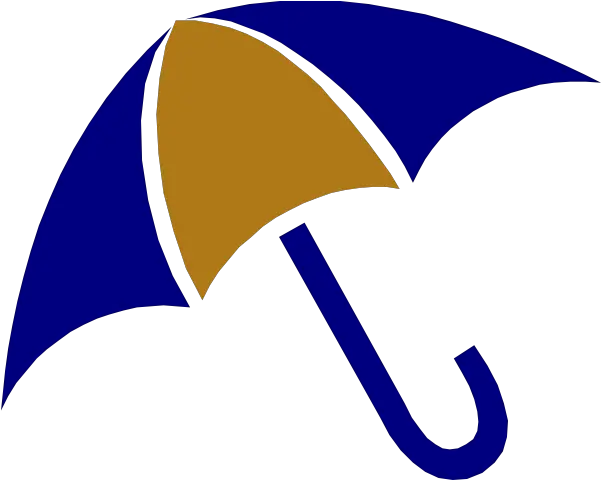  Umbrella Blue And Gold Clip Art Vector Clip Rain Umbrella Clip Art Png Umbrella Icon Png