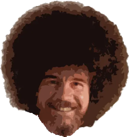  Bob Ross Afro Png Picture Bob Ross Transparent Bob Ross Png