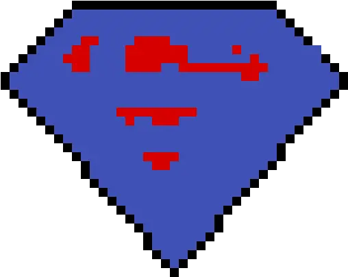  Pixilart Tiny Superman Png Super Girl Logo