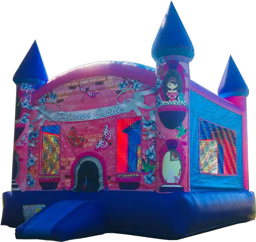  Princess Castle Party Jumps Playground Png Princess Castle Png