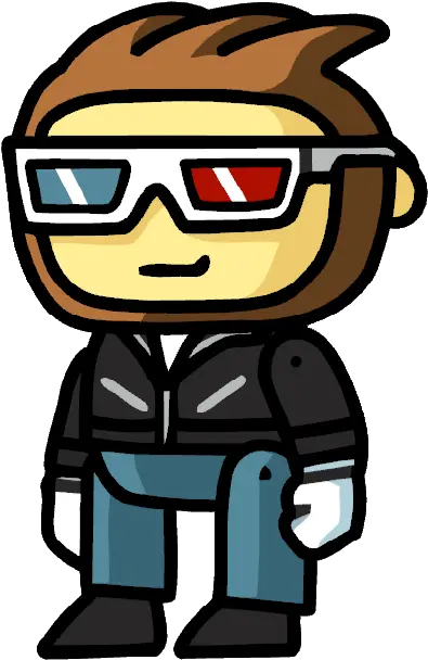  Scribblenauts Flux With 3d Glasses Scribblenauts Flux Png 3d Glasses Png