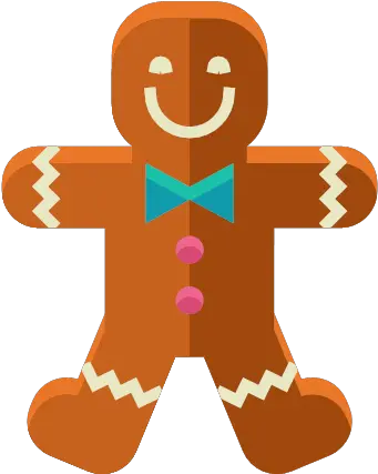  Dessert Gingerbread Man Sweets Icon Flat Christmas Icons Png Gingerbread Man Png