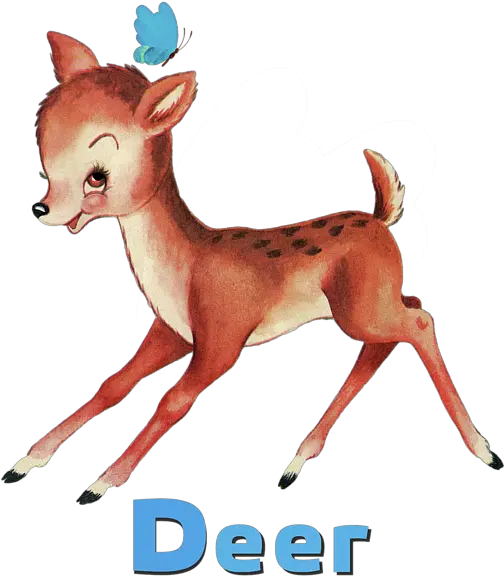  Playful Baby Deer Pattern T Shirt Animal Figure Png Baby Deer Png