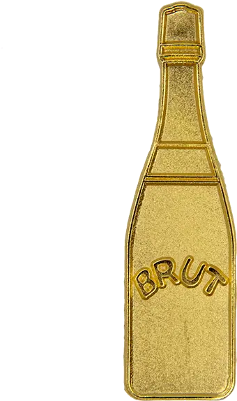  Champagne Bottle Gold Matt Glass Bottle Png Champagne Bottles Png