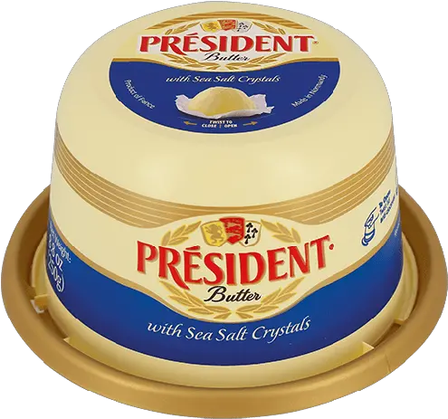  President Sea Salt Butter Président Cheese President Sea Salt Png Sea Salt Icon