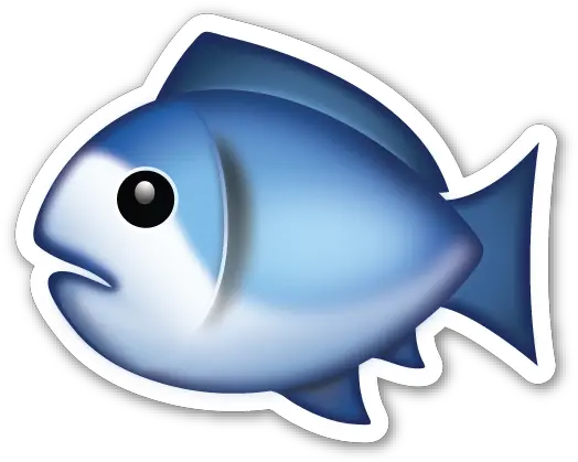  Download Fish Fish Sticker Png Fish Emoji Png