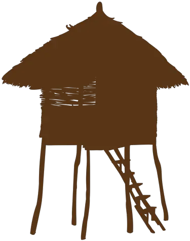  Transparent Png Svg Vector File Silhouette Hut Png Beach Silhouette Png