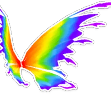  Rainbow Fairy Wings Garden Paws Wiki Fandom Bird Png Fairy Wings Png