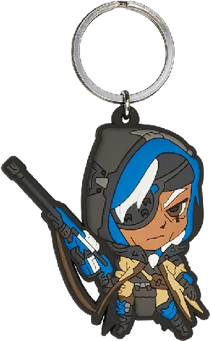  Download Cute But Deadly Ana Keychain Fictional Character Png Ana Overwatch Png