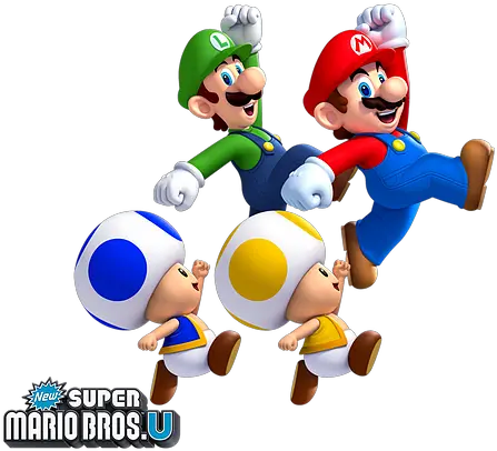  Home Nsmbu Wiiport Mario Luigi And Toads Png New Super Mario Bros Logo